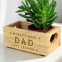 Personalised World’s Best Mini Crate, thumbnail 2 of 8