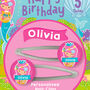 Personalised Mermaids Birthday Hair Clips, thumbnail 3 of 4