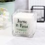 Personalised Engagement Botanical Square Scented Candle, thumbnail 2 of 6