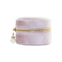 Small Round Velvet Jewellery Box With Pearl Detail, thumbnail 7 of 10