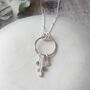 Silver Droplets Necklace, thumbnail 1 of 5