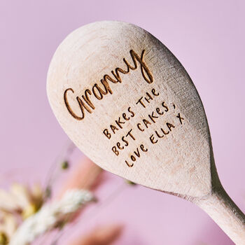 Granny / Grandma's Personalised Wooden Spoon, 2 of 3