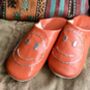 Smiley Face Leather Slippers, thumbnail 2 of 7