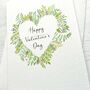 Floral “Happy Valentine's Day” Card, thumbnail 2 of 3