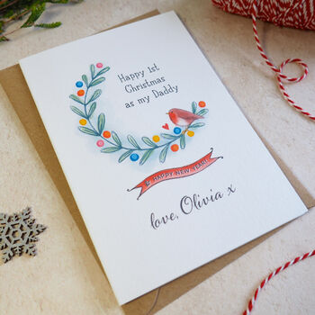 Little Robin First Christmas As My Mummy / Daddy Card, 6 of 8