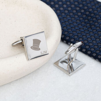 Personalised Iconic Silver Plated Cufflinks, 5 of 11