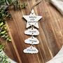 Personalised New Baby Hanging Clay Keepsake, thumbnail 1 of 8