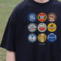 Rangers Football Beer Mats Oversized T Shirt, thumbnail 9 of 10