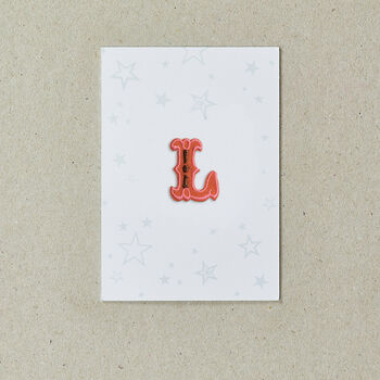 Letter L Alphabet Iron On Patch, 4 of 4