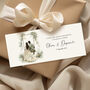Cash Gift Wallet Featuring Black Bride And Groom Illustration, thumbnail 2 of 4