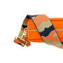 Orange Leather Cross Body Bag And Orange Camo Strap, thumbnail 5 of 10