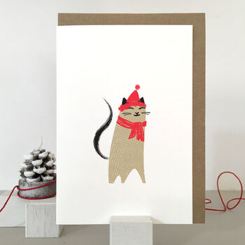 Cat Christmas Card Pack, 3 of 6