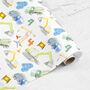 Construction Digger Wrapping Paper With Numbers, thumbnail 11 of 12
