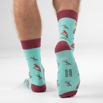 Bamboo Socks | Sparrowhawk Socks | Bird Socks | Gift, 2 of 3