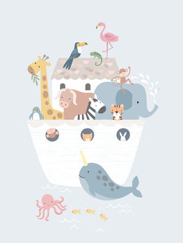 Noah's Ark A4 Art Print, 3 of 4