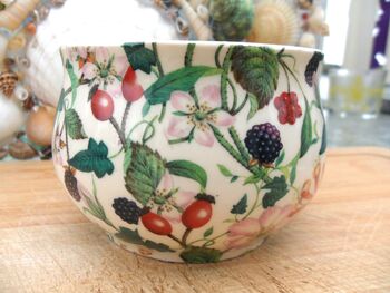 Open Sugar Bowl In Hedgerow Design, 6 of 7