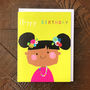 Mini Flower Girl Birthday Card, thumbnail 3 of 5