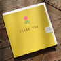 Gold Foiled Flower Thank You Card, thumbnail 3 of 4