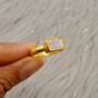 Rainbow Moonstone Gold Ring, thumbnail 12 of 12