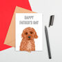 Father's Day Cockapoo Dog Card, thumbnail 2 of 2