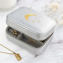 Metallic Grey Moon And Stars Jewellery Case, thumbnail 5 of 7