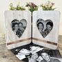 Personalised Double Heart Photo Frame, thumbnail 6 of 7