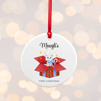 Personalised Cat’s First Christmas Ornament, 2 of 5