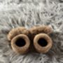 Camel Teddy Bear Baby Socks, thumbnail 5 of 8