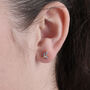 Sterling Silver Leaf Earrings For Teacher, thumbnail 4 of 7