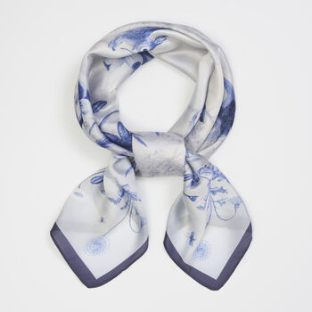 Bunny Blues Narrative Square Scarf, 2 of 3