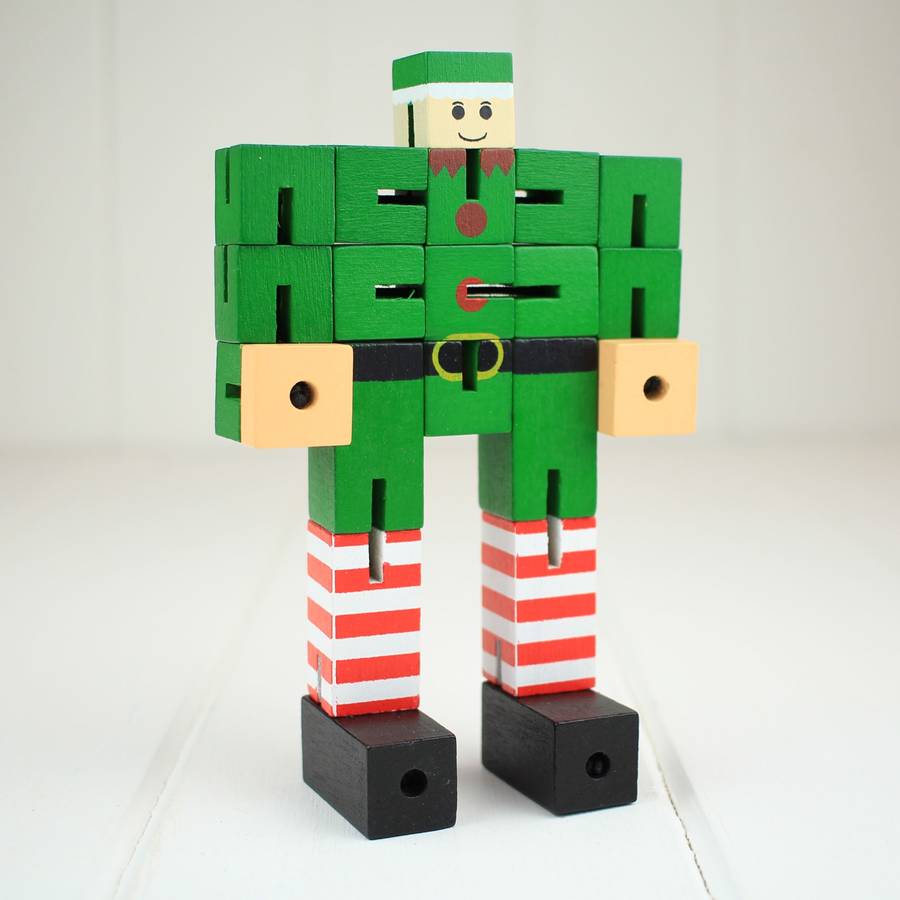 elf puzzleman wooden puzzle by nest | notonthehighstreet.com