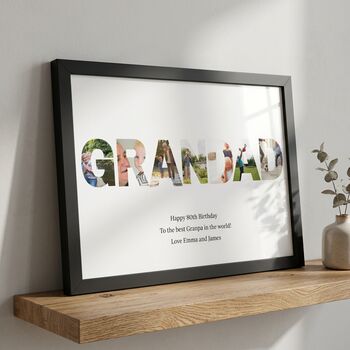 Grandad Gifts Photo Collage Print, 2 of 9