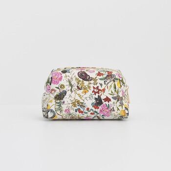 Floral Engravings Cosmetics Pouch, 3 of 5