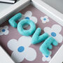Box Frame 'Love' And Daisy Print, thumbnail 8 of 10
