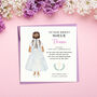 Personalised Niece First Holy Communion Card, thumbnail 4 of 6