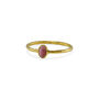 Dainty 18kt Gold Pink Tourmaline Ring Success, thumbnail 2 of 5