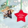 Personalised Dog Pet First Christmas Decoration, thumbnail 1 of 4