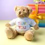 Keeleco Recycled Dougie Gift Bear 'Thankyou', thumbnail 1 of 4