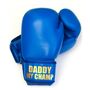 Personalised Full Leather Boxing Gloves Blue, thumbnail 1 of 3