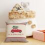 Personalised Christmas Car Cushion, thumbnail 1 of 7