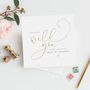 Will You Be My Maid Of Honour Card | Mock Gold Fe37, thumbnail 1 of 4