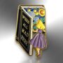 We Are All Mad Here Alice In Wonderland Enamel Pin, thumbnail 3 of 8