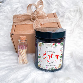 Personalised Sending You A Big Hug Candle, 3 of 6