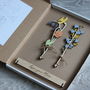 Wooden Personalised Family Birth Flowers, thumbnail 2 of 11