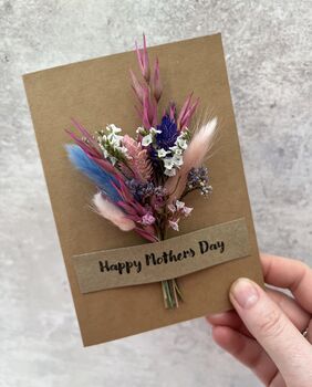 Dried Flowers Mothers Day Card, 3 of 6