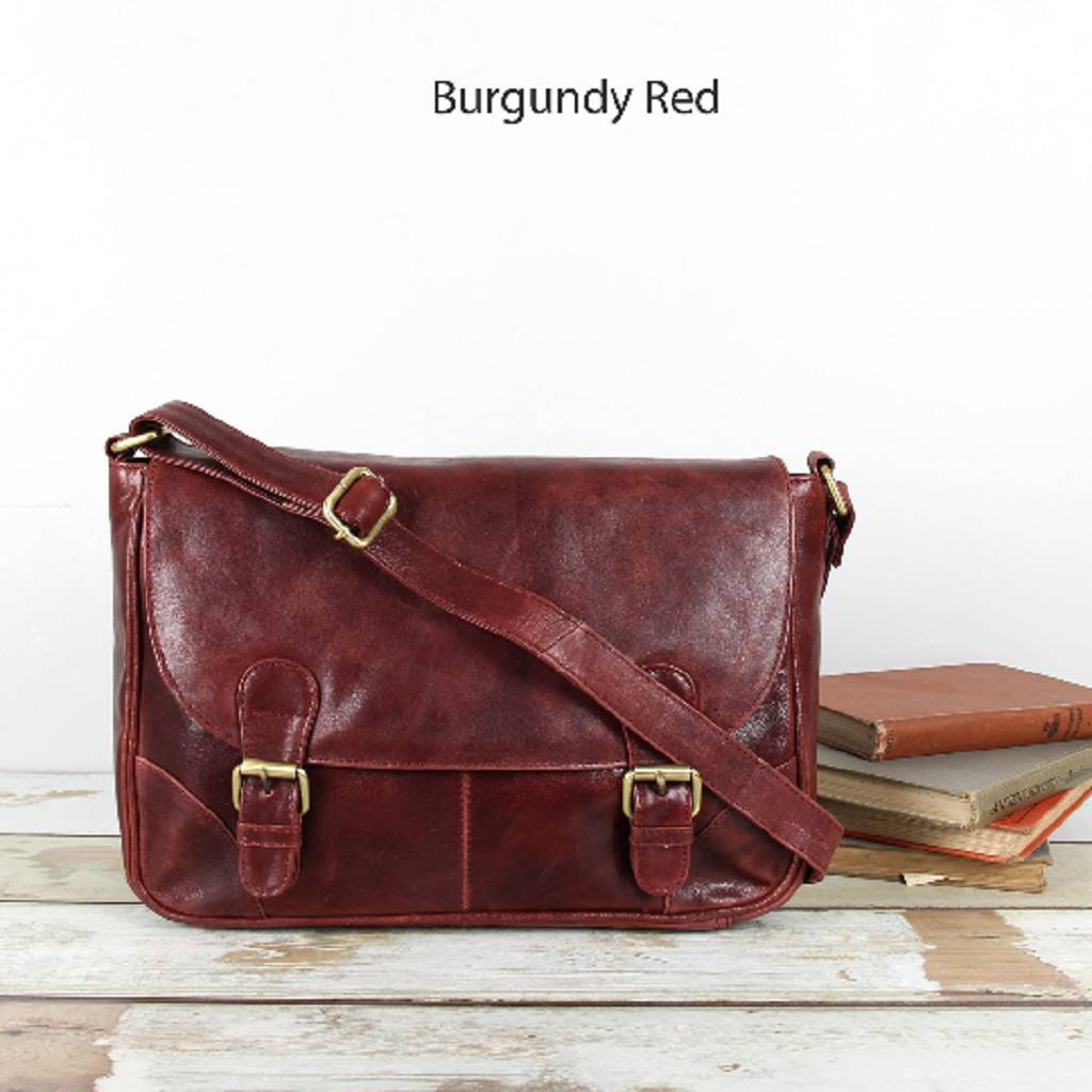 camden oiled leather satchel by the leather store | notonthehighstreet.com