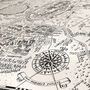 Durham University Map Hand Drawn Fine Art Print, thumbnail 7 of 12