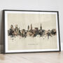 Norwich City Skyline Print, thumbnail 12 of 12