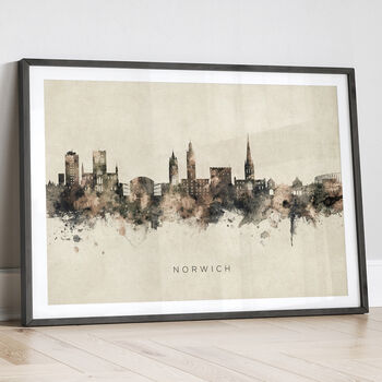 Norwich City Skyline Print, 12 of 12