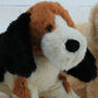 Brown Black Cream, Puppy Baby Soft Toy, thumbnail 2 of 6